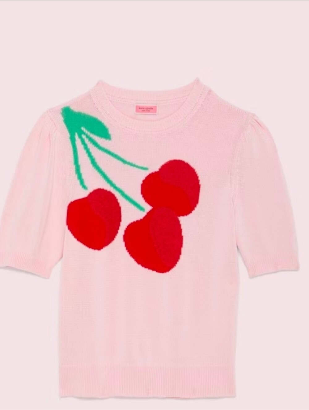 Kate Spade Cherry Sweater. Size XS